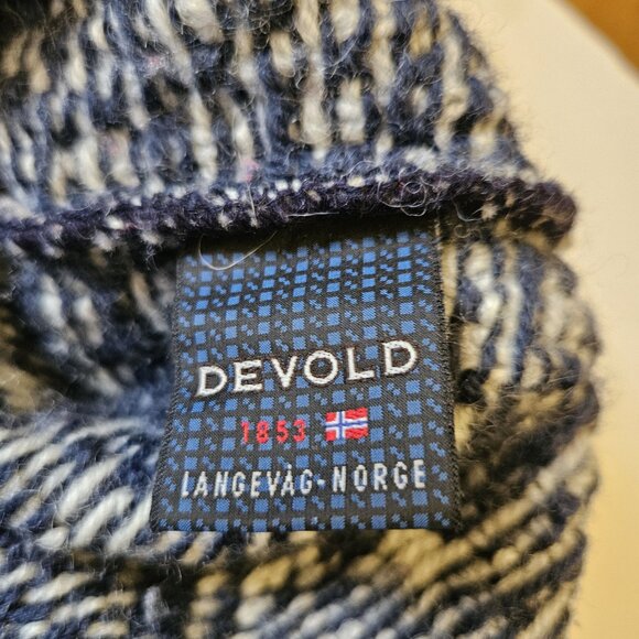 Devold of Norway 1853 Vintage 100% Wool Nordic Sweater (S) - Picture 16 of 16